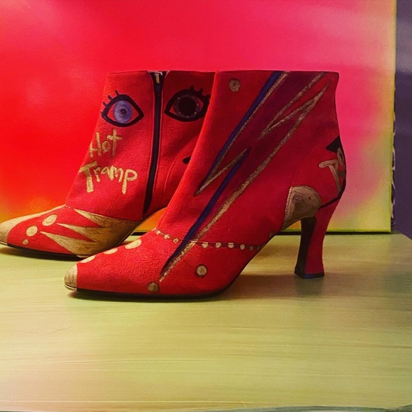 Vintage Custom Painted 👨🏻🎤BOWIE INSPIRED - Picture 6 of 14